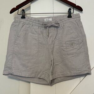 Reitmans Grey Linen Shorts Size 5